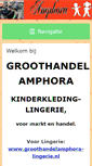 Mobile Screenshot of groothandelamphora.nl